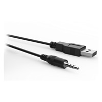 Reproduktory GENIUS SP-Q160 Iron Grey, 2.0, 6 W, napájanie USB, 3,5" jack, čierna a sivá