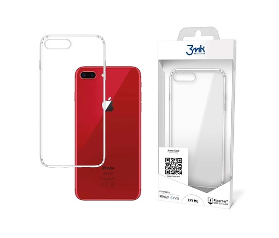 3mk Armor case pro Apple iPhone 7 Plus, 8 Plus,čirý