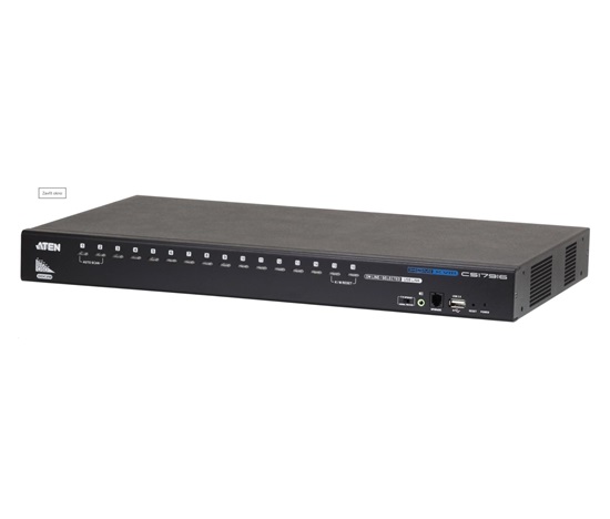 ATEN 16-portový HDMI KVMP USB, 2-portový USB HUB, zvuk
