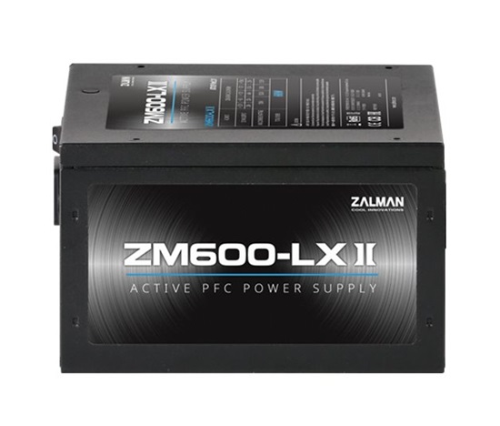 Napájací zdroj ZALMAN ZM600-LXII, 600W eff. 85%