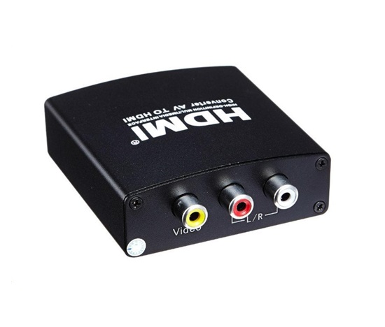 PREMIUMCORD AV kompozitný signál a stereo zvuk na HDMI 1080P konvertor