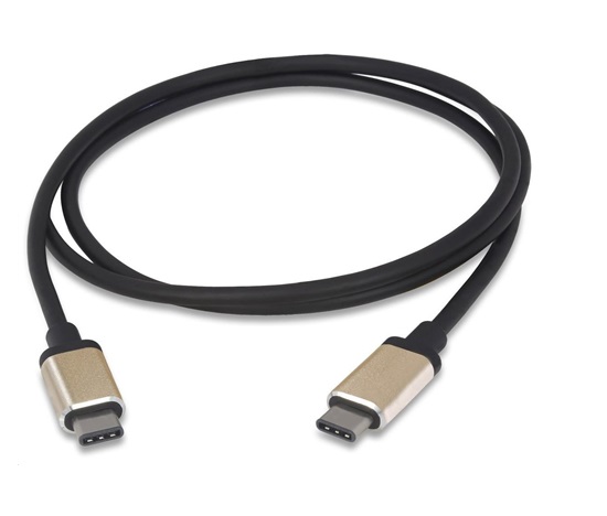 Kábel USB PREMIUMCORD 3.1 konektor C/male - USB 3.1 C/male, 0,5 m hliníkové konektory