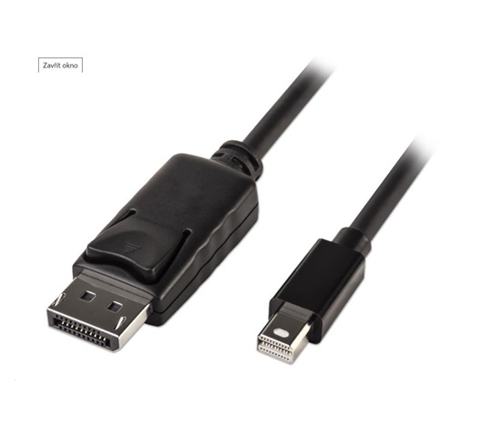 PREMIUMCORD Mini DisplayPort - DisplayPort V1.2 pripojovací kábel M/M 1m