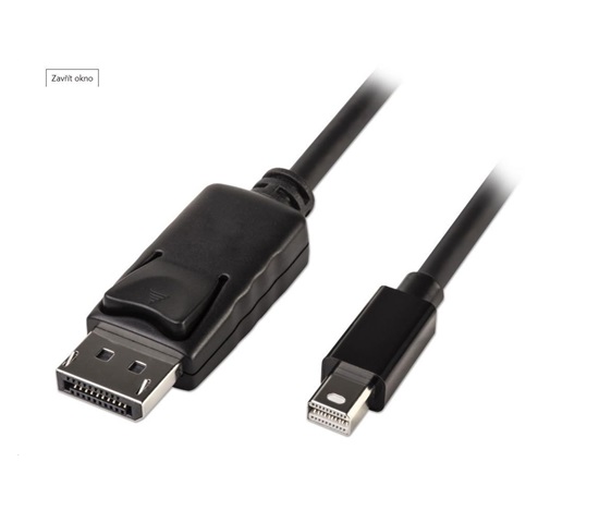 PREMIUMCORD Mini DisplayPort - DisplayPort V1.2 pripojovací kábel M/M 3 m