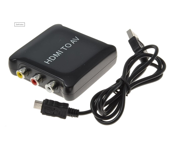 PREMIUMCORD Prevodník HDMI na kompozitný signál a stereo zvuk