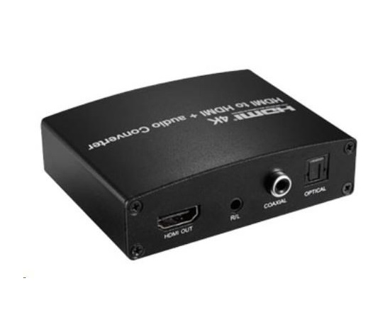 PREMIUMCORD HDMI 4K Audio extraktor s oddelením zvuku na stereo jack, SPDIF Toslink, RCA