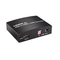PREMIUMCORD HDMI 4K Audio extraktor s oddelením zvuku na stereo jack, SPDIF Toslink, RCA
