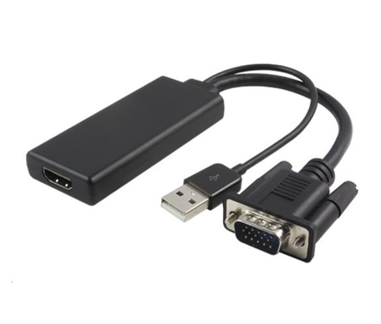PREMIUMCORD elektronický prevodník VGA+audio na HDMI