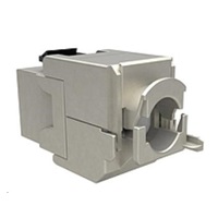 Solarix MULTIPACK 24 ks - keystone CAT5E STP RJ45 samorezný SXKJ-5E-STP-BK-SA