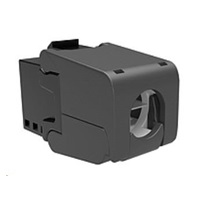 Solarix MULTIPACK 24 ks - keystone CAT5E UTP RJ45 čierny samorezný SXKJ-5E-UTP-BK-SA