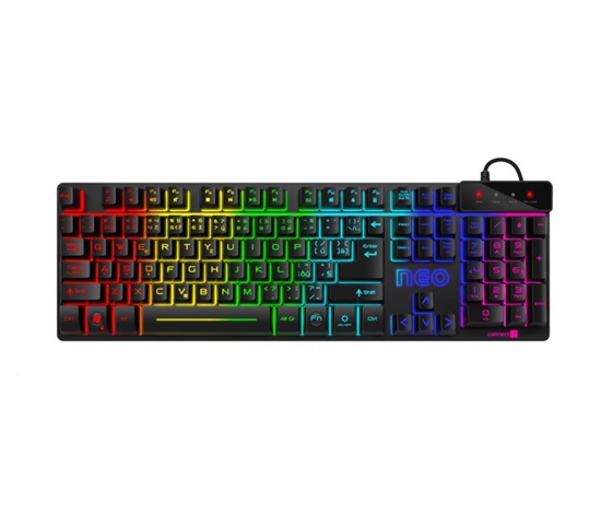 CONNECT IT klávesnice NEO, černá, gaming (CZ+SK verze)