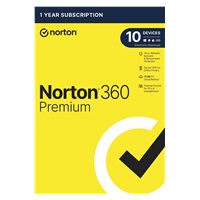 NORTON 360 PREMIUM 75GB +VPN 1 používateľ pre 10 zariadení na 1 rok ESD