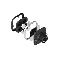 CONNECT IT InCarz 4Strong360 CARBON univerzálny magnetický držiak do auta, 4 magnety, červený