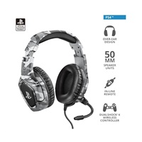 TRUST sluchátka GXT 488 Forze-G PS4 Gaming Headset - Sony Licensed - grey