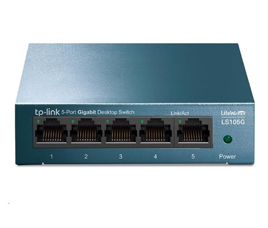 TP-Link LiteWave switch LS105G (5xGbE, fanless)
