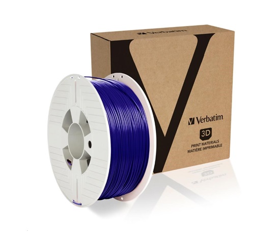 VERBATIM Filament pre 3D tlačiarne ABS 1.75mm, 404m, 1kg modrá 2019 (OLD 55012)