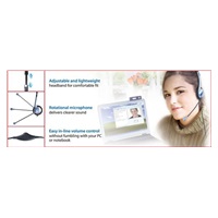 GENIUS sluchátka s mikrofonem HS-02B, 3.5mm jack