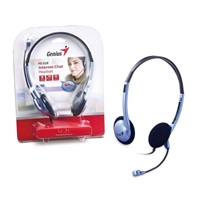 GENIUS sluchátka s mikrofonem HS-02B, 3.5mm jack