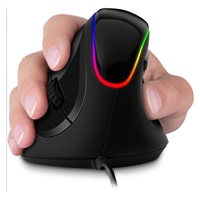 CONNECT IT GAME FOR HEALTH ergonomická vertikálna myš, drôtová, čierna