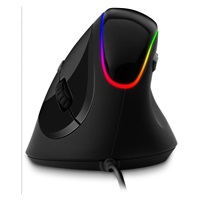 CONNECT IT GAME FOR HEALTH ergonomická vertikálna myš, drôtová, čierna