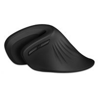 CONNECT IT FOR HEALTH Ergonomická vertikálna myš (+ 1x batéria AA zdarma) bezdrôtová, čierna