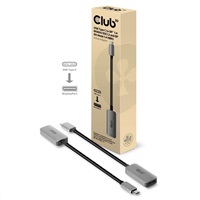 Club3D Aktívny adaptér USB-C na DisplayPort 1.4, 8K60Hz DSC1.2 HDR HBR3