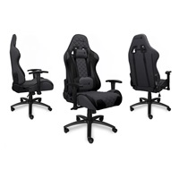 CONNECT IT herní křeslo Monaco Pro, látkové, šedo-černé