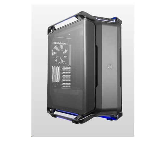 Cooler Master case Cosmos C700P Black, E-ATX, Průhledná bočnice, 3x 140mm Fan, Černá