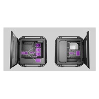 Cooler Master case Cosmos C700P Black, E-ATX, Průhledná bočnice, 3x 140mm Fan, Černá
