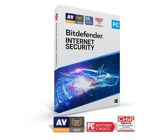 Bitdefender Internet Security- 1PC na 3 roky- elektronická licencia na e-mail