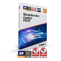 Bitdefender Family pack - 15 zařízení na 3 roky- elektronická licence do emailu