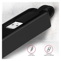 AXAGON ADE-XR, USB 2.0 - Fast Ethernet sieťová karta, auto inštal, čierna