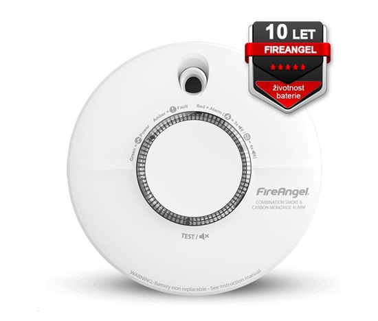 FireAngel SCB10-INT kombinovaný hlásič požáru a CO