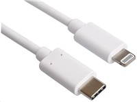 PREMIUMCORD Apple Lightning - USB-C™ USB nabíjací a dátový kábel MFi pre Apple iPhone/iPad, 1 m