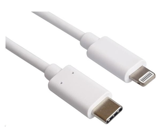 PREMIUMCORD Apple Lightning - USB-C™ USB nabíjací a dátový kábel MFi pre Apple iPhone/iPad, 1 m