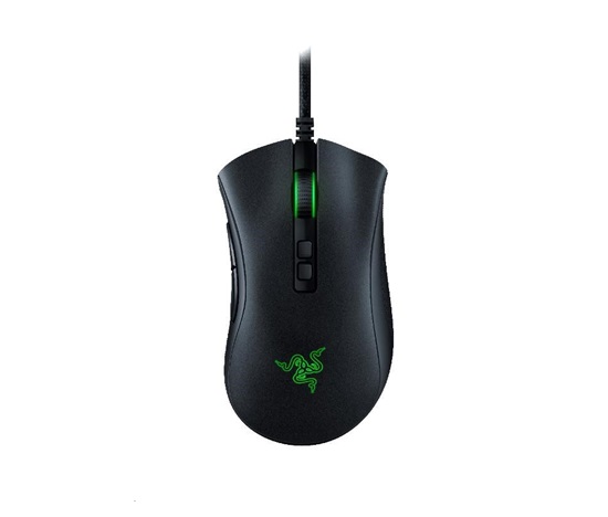 Myš RAZER DeathAdder V2, optická, rozlíšenie 20.000 dpi, USB, hybridné cloudové úložisko a integrovaná pamäť, RGB