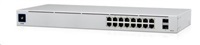 UBNT UniFi Switch USW-16-POE Gen2 [16xGigabit, 8x PoE out 42W, 802.3at/af, 2xSFP, 36Gbps]