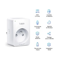 TP-Link Tapo P100(1-pack) chytrá WiFi mini zásuvka (2300W,10A,2,4 GHz,BT)