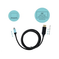 káblový adaptér iTec USB-C - DisplayPort (4K/60 Hz) - 200 cm