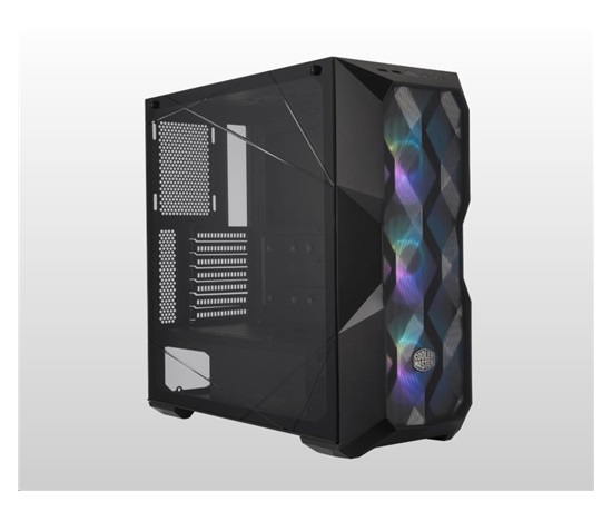 Cooler Master case MasterBox TD500 Mesh, E-ATX, Průhledná bočnice, 3x 120mm ARGB Fan, Černá