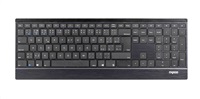 RAPOO klávesnice E9500M Multi-mode Wireless Ultra-slim Keyboard Black