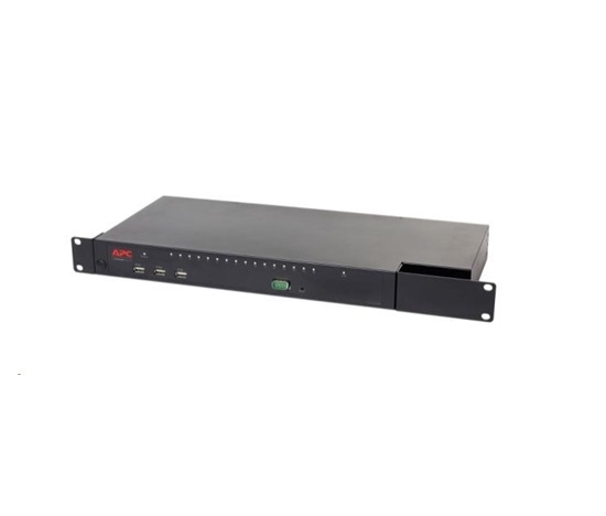 APC KVM 2G, digitálny/IP, 1 vzdialený/1 miestny používateľ, 16 portov s virtuálnym médiom - FIPS 140-2