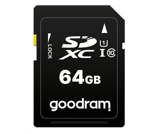 Karta GOODRAM SDXC 64 GB (R:100/W:10 MB/s) UHS-I Class 10