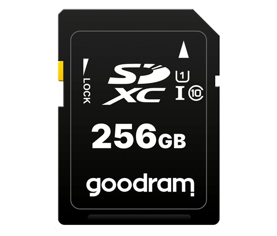 Karta GOODRAM SDXC 256 GB (R:100/W:10 MB/s) UHS-I Class 10