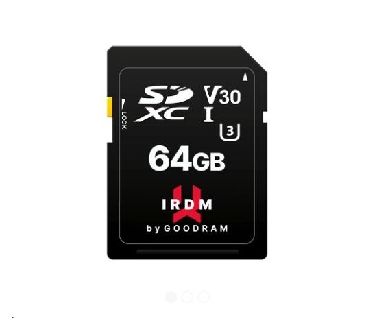 Karta GOODRAM SDXC 64GB IRDM (R:100/W:70 MB/s) UHS-I U3