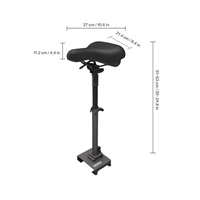Skládací odpružené sedátko pro Xiaomi Scooter M365 / Essential / 1S / 3 (Bulk)