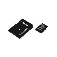 Karta GOODRAM microSDXC 256GB M1AA (R:100/W:10 MB/s), UHS-I Class 10, U1 + adaptér