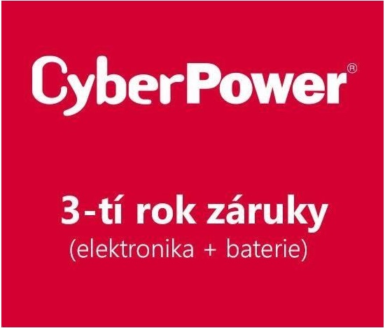 CyberPower 3-ročná záruka pre VP700EILCD, VP700ELCD-FR, VP700ELCD-DE