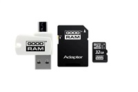 Karta GOODRAM microSDHC 32GB M1A4 All-in-one (R:100/W:10 MB/s), UHS-I Class 10, U1 + adaptér + čítačka kariet OTG