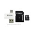 GOODRAM microSDXC karta 64GB M1A4 All-in-one (R:100/W:10 MB/s), UHS-I Class 10, U1 + Adapter + OTG card reader/čtečka